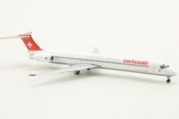 McDonnell Douglas MD-81 Swissair "Servus Wien" HB-IND Herpa 526982 1:500 – Bild 2