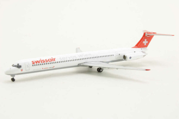 McDonnell Douglas MD-81 Swissair "Servus Wien" HB-IND Herpa 526982 1:500 – Bild 3