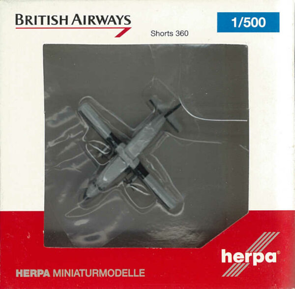 Shorts 360 British Airways Express G-BVMX Herpa 527279 1:500