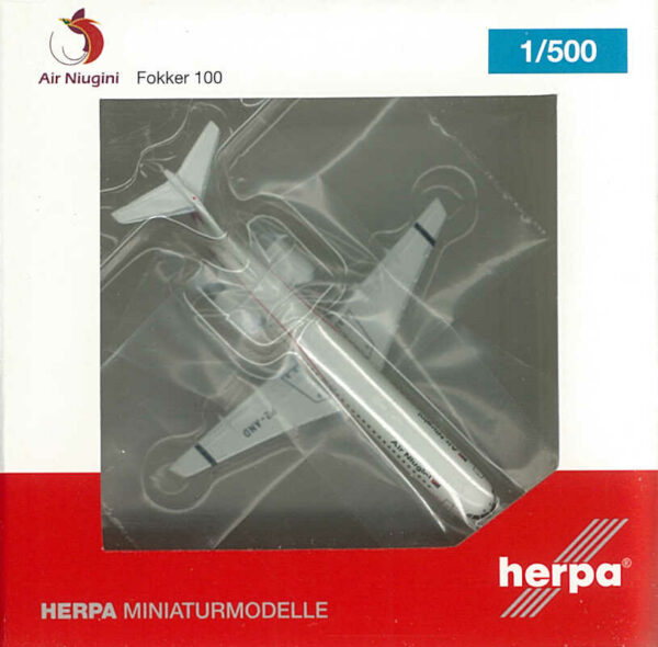 Fokker 100 Air Niugini P2-AND Herpa 527460 1:500