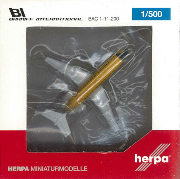 BAC 1-11-200 Braniff International N1550 Herpa 533003 1:500