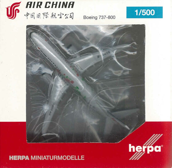 Boeing 737-800 Air China "Beijing Expo 2019" B-5425 Herpa 533294 1:500