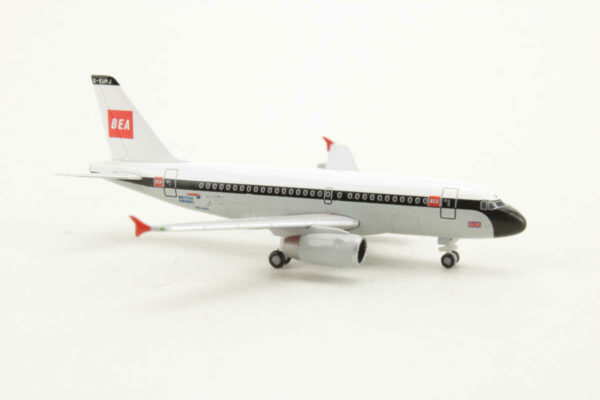 Airbus A319 British Airways "BEA Heritage" G-EUPJ Herpa 533492 1:500 – Bild 2