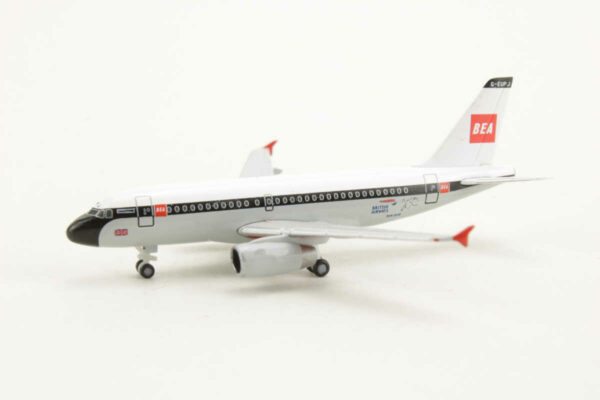 Airbus A319 British Airways "BEA Heritage" G-EUPJ Herpa 533492 1:500 – Bild 3