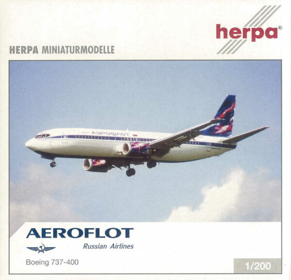 Boeing 737-400 Aeroflot Herpa 550338 1:200