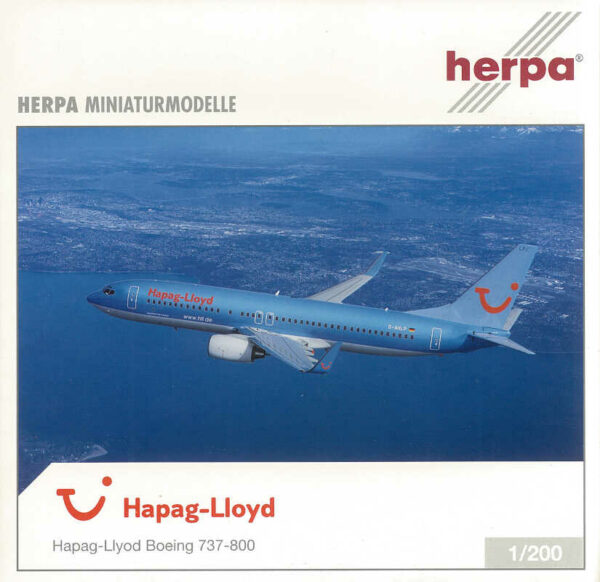 Boeing 737-800 Hapag-Lloyd D-AHLP Herpa 550352 1:200