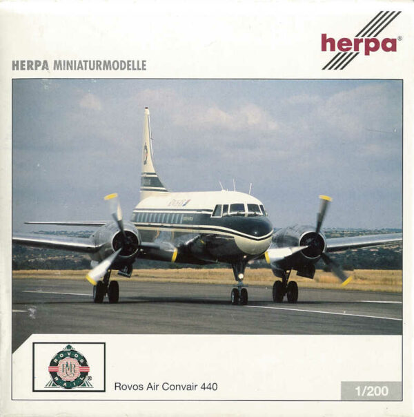 Convair 440 Rovos Air ZS-BRV Herpa 551205 1:200