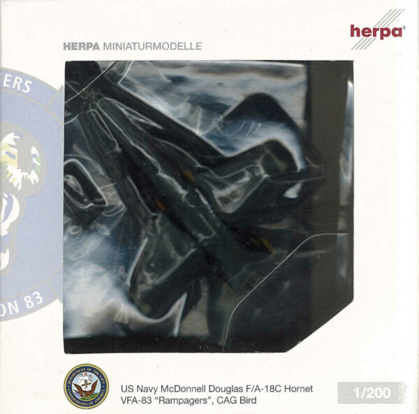 McDonnell Douglas F/A-18C Hornet US Navy VFA-83 "Rampagers" Herpa 552523 1:200