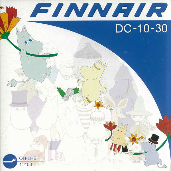 Douglas DC-10-30 Finnair "Moomin" OH-LHB Dragon Wings 55381 1:400