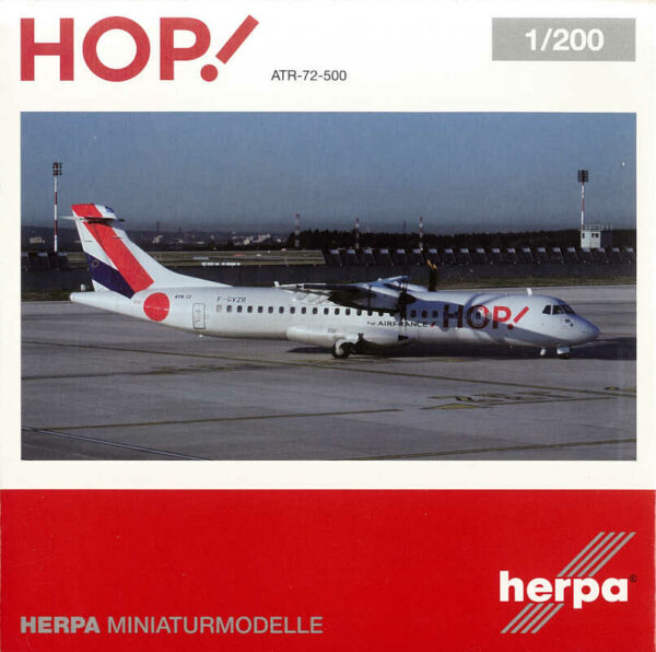 ATR-72-500 HOP! for Air France F-GVZR Herpa 556392 1:200