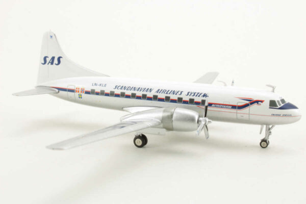 Convair CV-440 SAS Scandinavian LN-KLE Herpa 556507 1:200 – Bild 2