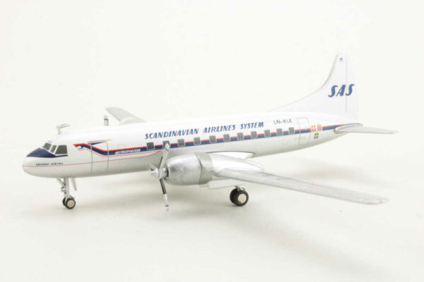 Convair CV-440 SAS Scandinavian LN-KLE Herpa 556507 1:200 – Bild 3