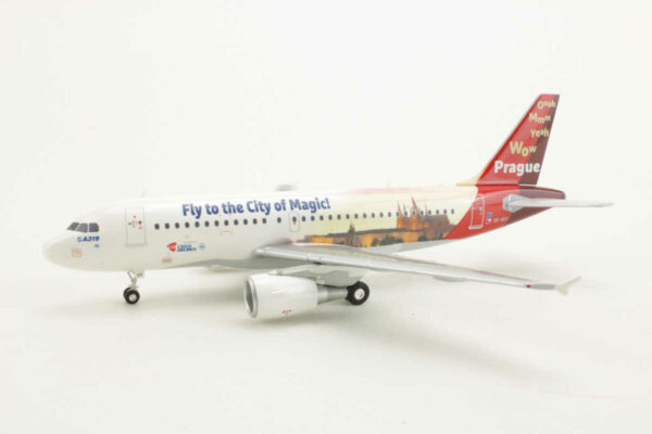 Airbus A319 CSA Czech Airlines "Prague - City of Magic" OK-NEP Herpa 558075 1:200 – Bild 3