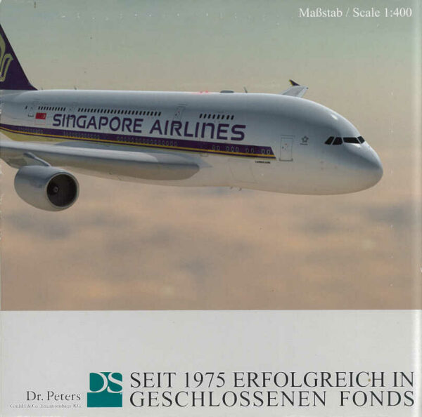 Airbus A380-800 Singapore Airlines "Dr. Peters" Dragon Wings 56026 1:400