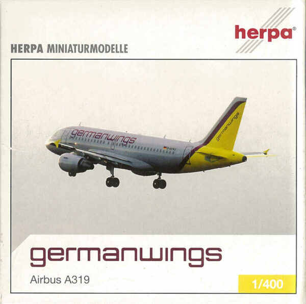 Airbus A319 Germanwings D-AKNJ Herpa 561143 1:400