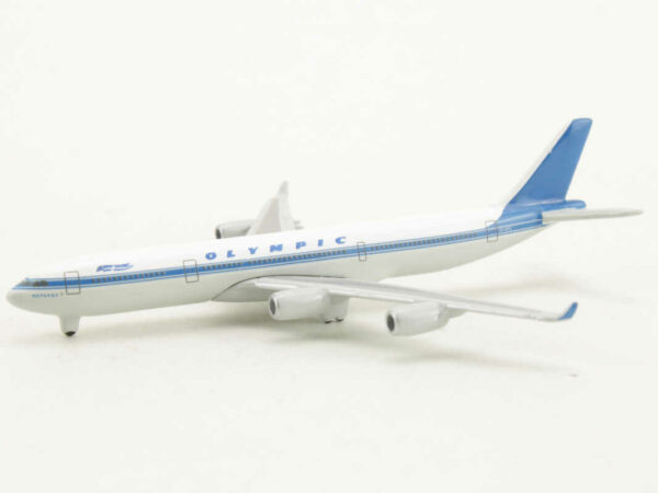 Set 2pcs Olympic Airways Airbus A340 / Boeing 747 Herpa 570190 1:1000 – Bild 3