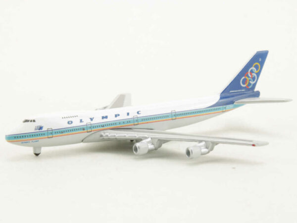 Set 2pcs Olympic Airways Airbus A340 / Boeing 747 Herpa 570190 1:1000 – Bild 5