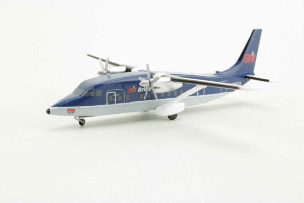 Short 360-100 BMI British Midland G-WACK AK-Models AK016 1:200 – Bild 3