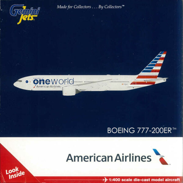 Boeing 777-200ER American Airlines N796AN Gemini Jets GJAAL1362 1:400