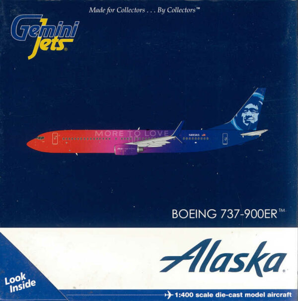 Boeing 737-900ER Alaska Airlines N493AS Gemini Jets GJASA1641 1:400