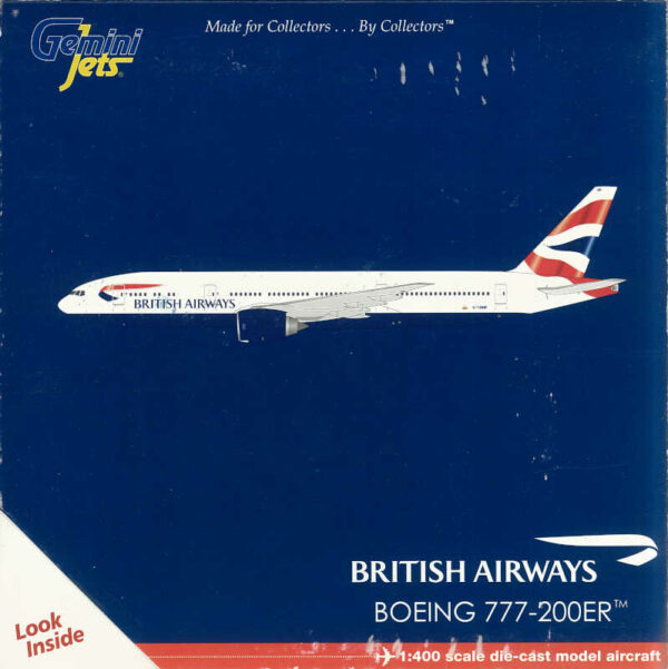 Boeing 777-200ER British Airways G-YMMP Gemini Jets GJBAW1236 1:400