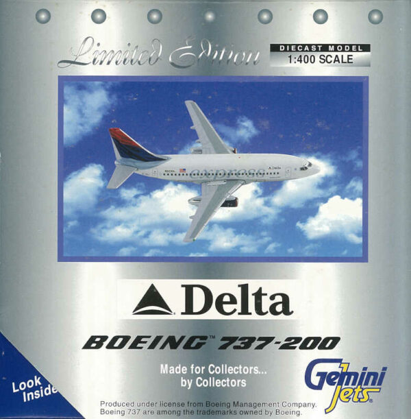 Boeing 737-200 Delta Air Lines N323DL Gemini Jets GJDAL196 1:400