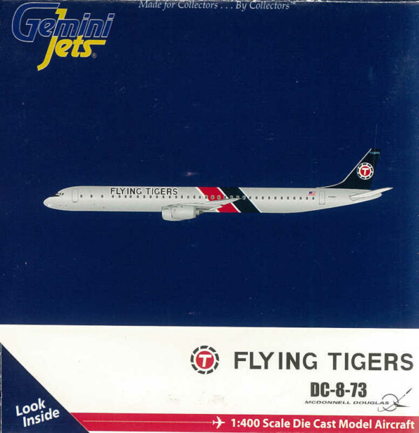 McDonnell Douglas DC-8-73 Flying Tigers N4865T Gemini Jets GJFTL836 1:400