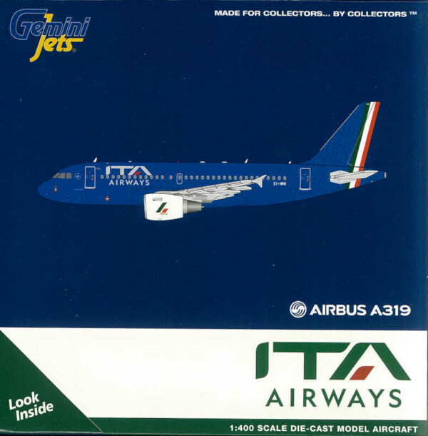 Airbus A319 ITA Airways EI-IMN Gemini Jets GJITY2128 1:400