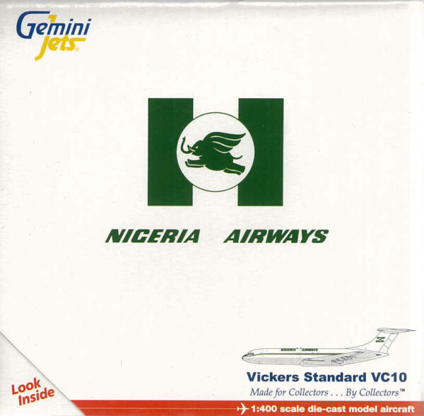 Vickers Standard VC-10 Nigeria Airways 5N-ABD Gemini Jets GJNGA690 1:400