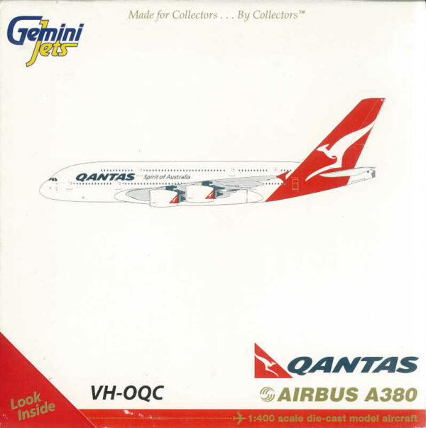 Airbus A380-800 Qantas VH-OQC Gemini Jets GJQFA1088 1:400