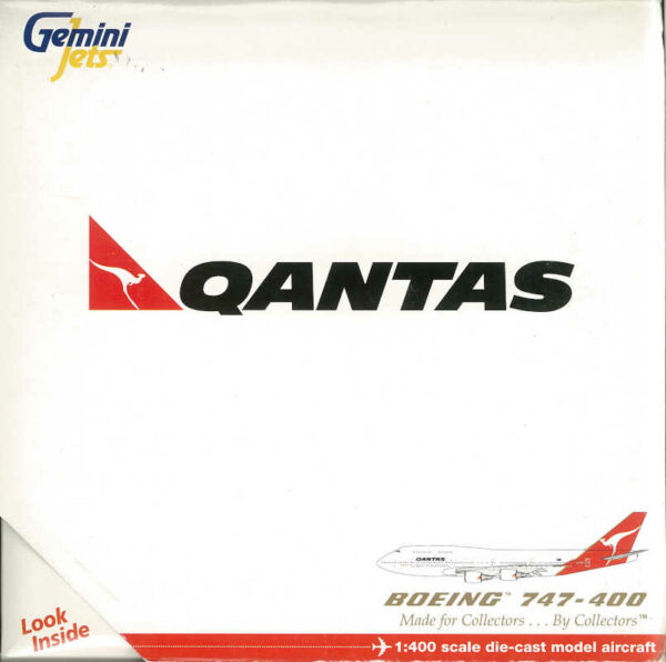 Boeing 747-400 Qantas VH-OEE Gemini Jets GJQFA703 1:400