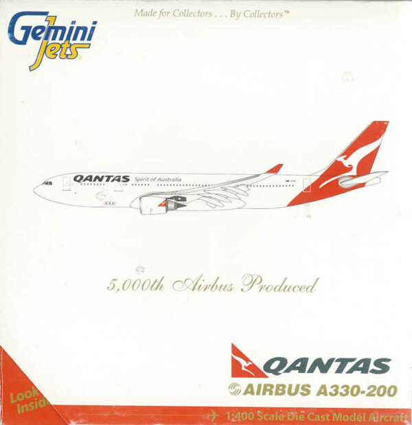 Airbus A330-200 Qantas VH-EBG Gemini Jets GJQFA857 1:400