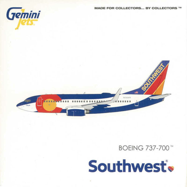 Boeing 737-700 Southwest Airlines N230WN Gemini Jets GJSWA1412 1:400