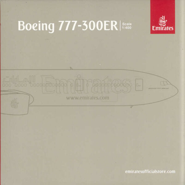 Boeing 777-300ER Emirates "1000th 777" A6-EGO Gemini Jets GJUAE1189 1:400