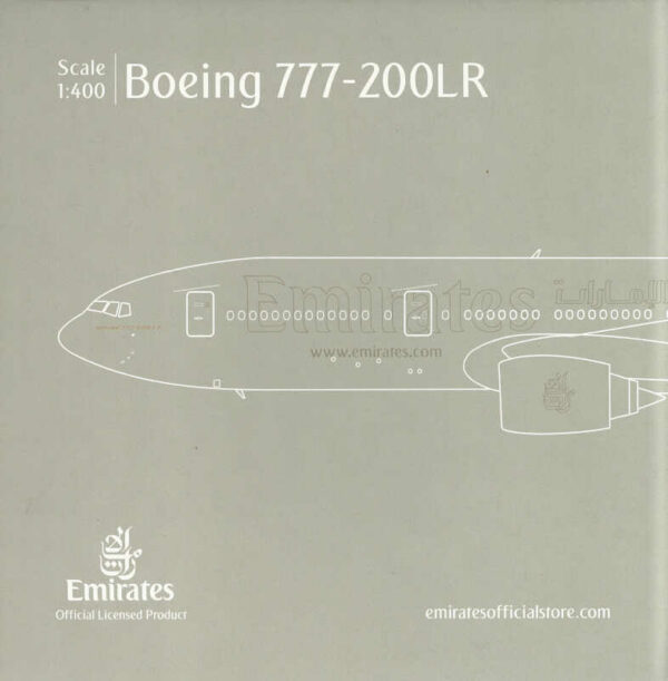 Boeing 777-200LR Emirates A6-EWF Gemini Jets GJUAE1465 1:400