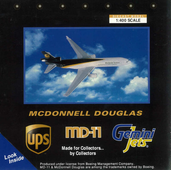 McDonnell Douglas MD-11 UPS United Parcel Service N276UP Gemini Jets GJUPS379G 1:400