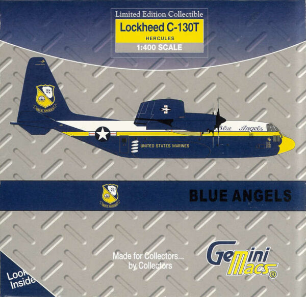 Lockheed C-130T Blue Angels US Marines Gemini Macs GMBLU004 1:400