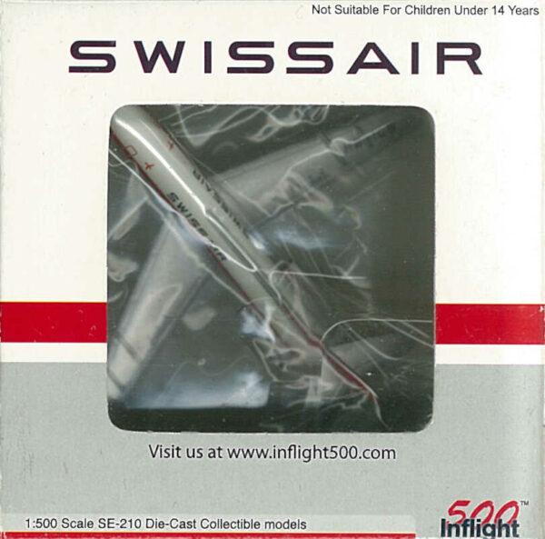 SUD SE-210 Caravelle Swissair HB-ICS Inflight500 IF5210003 1:500