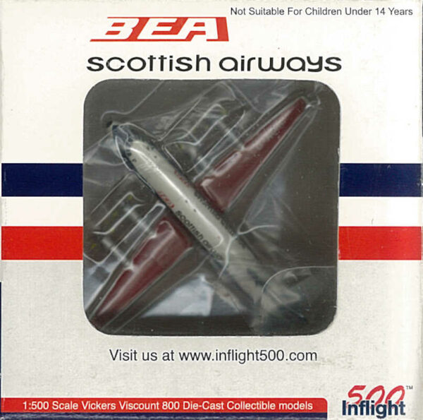 Vickers Viscount 800 BEA Scottish Airways G-AOHI Inflight500 IF5801006 1:500