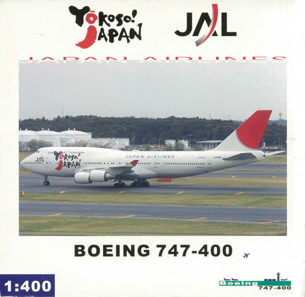 Boeing 747-400 JAL Japan Airlines "Yokoso! Japan" JA8919 1:400