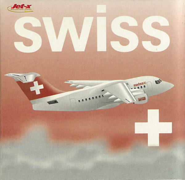 Avro RJ-100 Swiss International HB-IYS Jet-X JXVL017 1:400