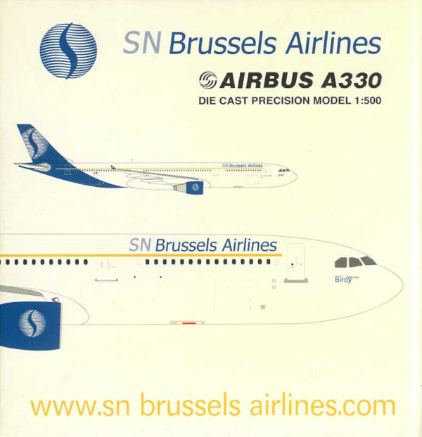 Airbus A330-300 SN Brussels Airlines StarJets SJSAB166A -new box- 1:500