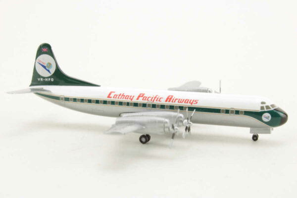 Lockheed L188 Electra Cathay Pacific Airways VR-HFO Herpa CXcitement 1:400 – Bild 2