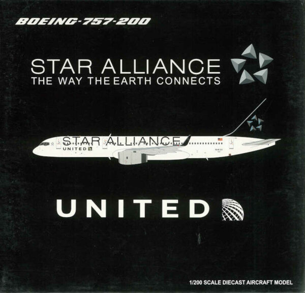 Boeing 757-200 United Airlines "Star Alliance" N14120 JC Wings XX2798 1:200