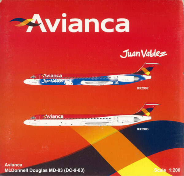 McDonnell Douglas MD-83 Avianca "Juan Valdez" EI-CEQ JC Wings XX2902 1:200