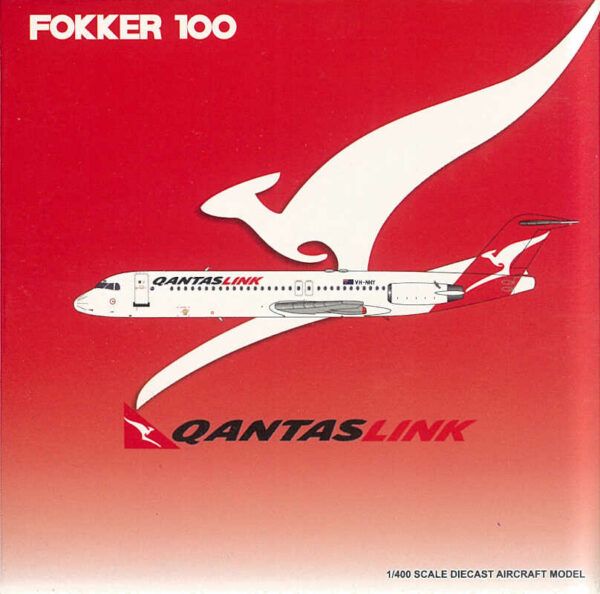 Fokker 100 QantasLink VH-NHY JC Wings XX4204 1:400