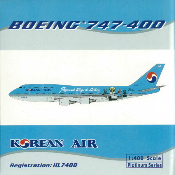 Boeing 747-400 Korean Air "Passionate Wings to Culture" HL7488 Phoenix 10375 1:400