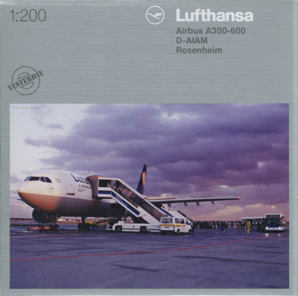 Airbus A300-600 Lufthansa "Rosenheim" D-AIAM Herpa 554756 1:200