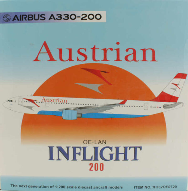 Airbus A330-200 Austrian OE-LAN Inflight200 IF332OE0720 1:200