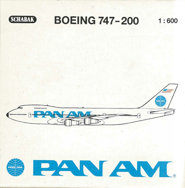 Boeing 747-200 Pan Am Schabak 901/7 1:600